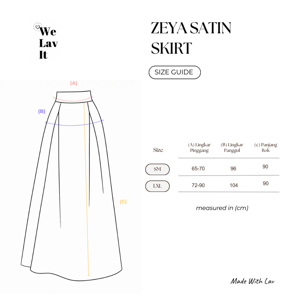 Zeya Satin Skirt