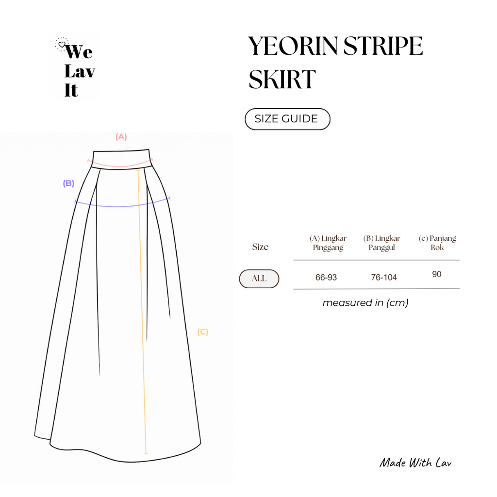 YEORIN STRIPE SKIRT