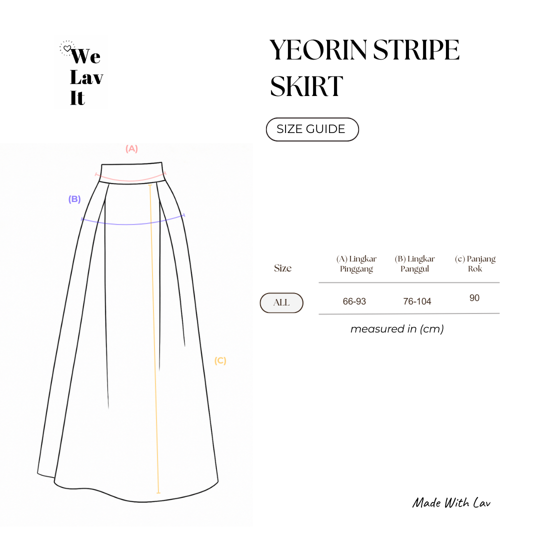 YEORIN STRIPE SKIRT
