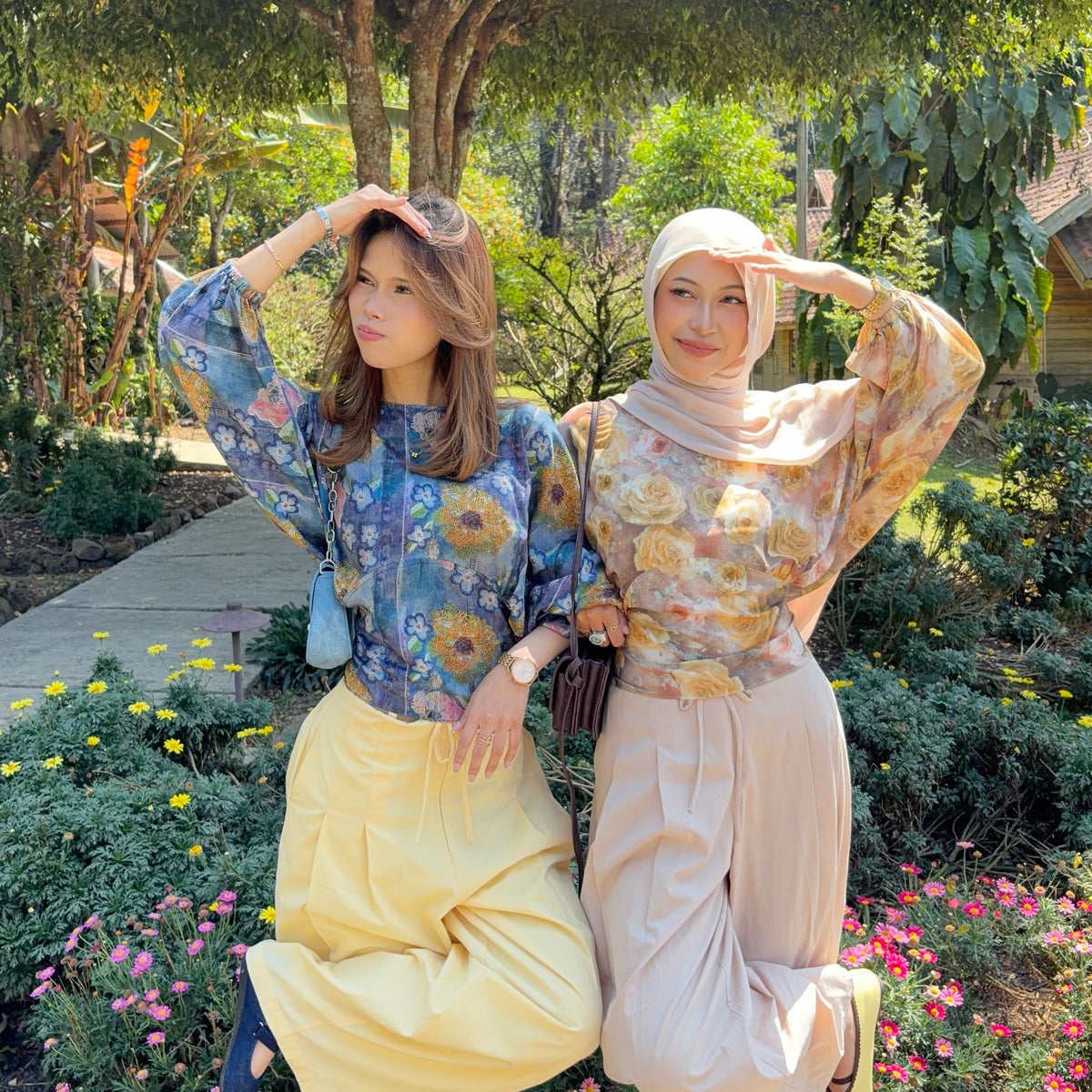 WELAVIT - ESME PUFF BLOUSE  - ATASAN KATUN - ATASAN ADEM - ATASAN CASUAL - KOREAN BLOUSE