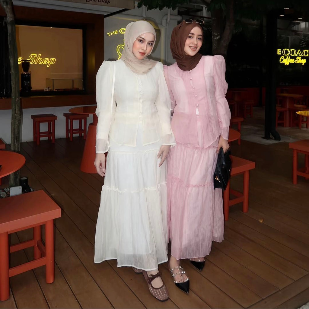 (Tanpa Renda) Shea Flare One Set
