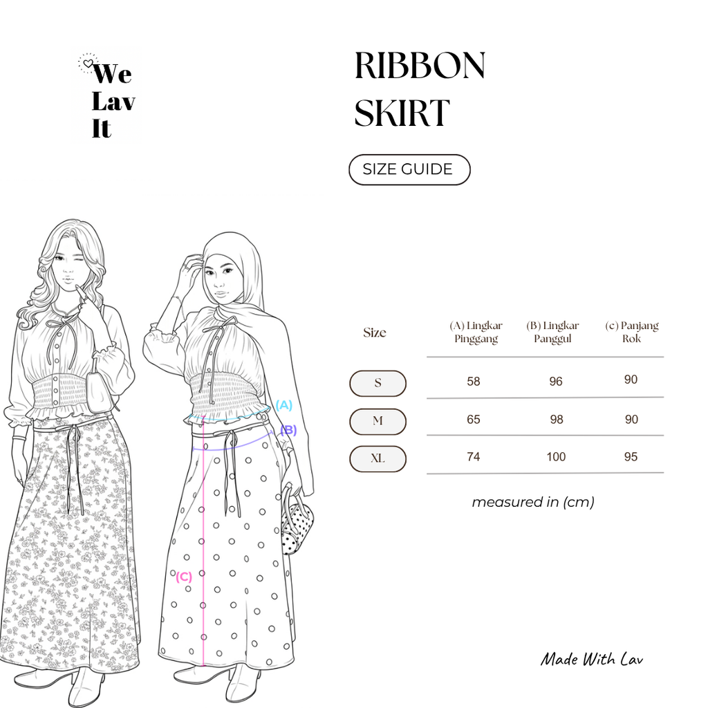 RIBBON POLKA SKIRT