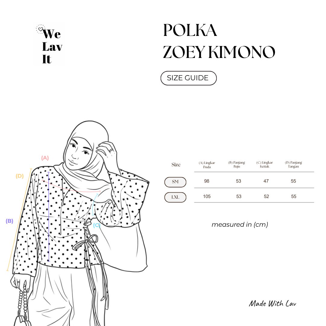 ZOEY POLKA KIMONO