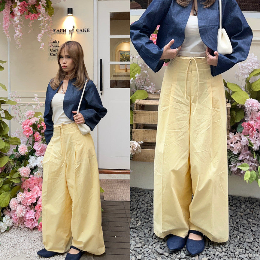 LUNA COTTON LOOSE PANTS