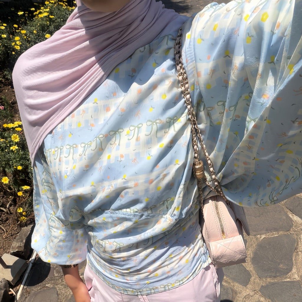 WELAVIT - ESME PUFF BLOUSE  - ATASAN KATUN - ATASAN ADEM - ATASAN CASUAL - KOREAN BLOUSE