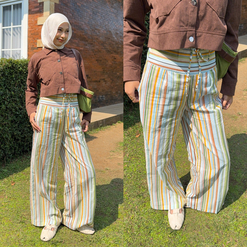 LUCY STRIPE HIGHWAIST PANTS