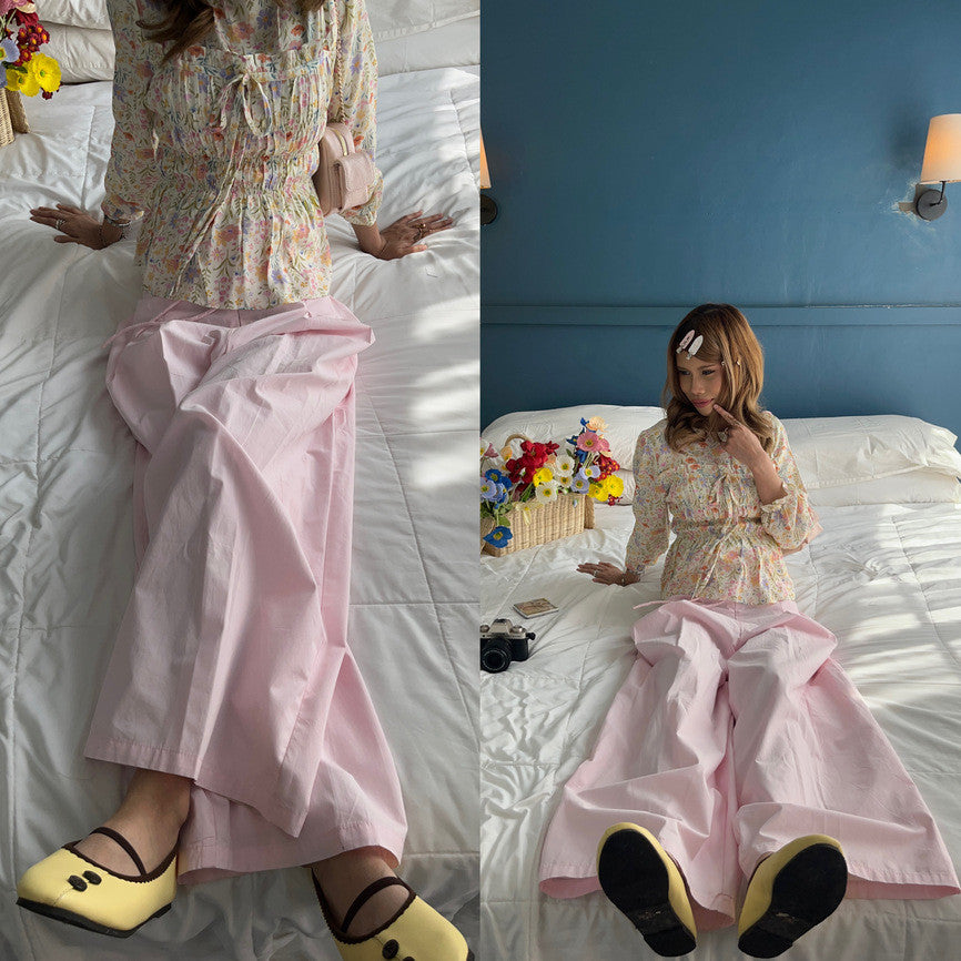 LUNA COTTON LOOSE PANTS